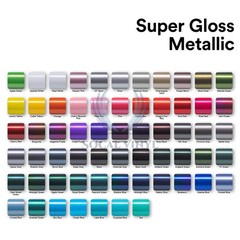 Premium Super Gloss Metallic Vinyl Car Wrap Sticker Decal Bubble Free Sheet Film