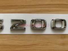 Chrome ABS IS200 Number Trunk Letters Badge Emblems Sticker For 08-20