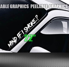 Mind If I Smoke Vinyl Decal Fits Truck Sticker | Diesel Rolling Coal Smoke