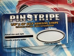 Prostripe R20808 40′ X 1/8″ White Solid Striping Pinstripe Stripe Tape