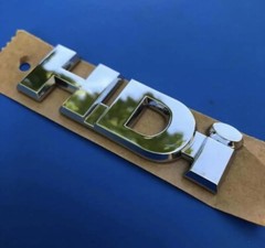 Peugeot HDI Rear Logo Badge Original 8663ZE 406 307 207 306 407 206 New