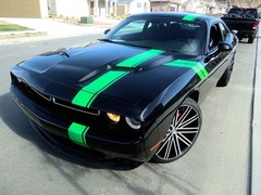 FITS DODGE Challenger 15 to 22 Racing Stripes 5″ + 1/2″ Vinyl Graphic 20 FEET