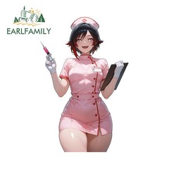 EARLFAMILY 5.1″ nurse Car Sticker Caravan Waterproof Artistic Hood Vehicle Decal