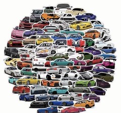 61 Pcs JDM Racing Sport Car Waterproof Vinyl Stickers