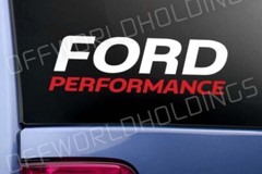 FORD PERFORMANCE 2-color sticker decal WEC Le Mans racing Mustang NASCAR WRC
