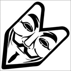 Anonymous JDM Vinyl Decal / Sticker 2(TWO) Pack