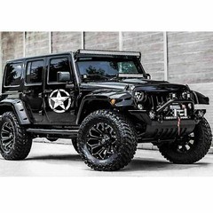 Distressed Army Star Body Hood Decoration Bumper Sticker For Jeep Wrangler