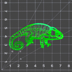 Chameleon Sticker