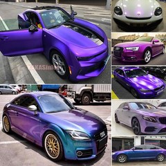 Full Car Wrap PUR Magic Satin Mirror Chrome Pearl Gloss Glitter Vinyl Sticker US