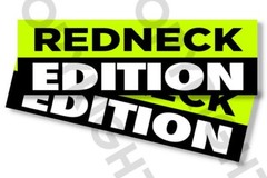 Funny Bumper Stickers – REDNECK ADDITION – SET OF 2- 8″ wide #840