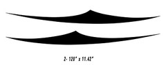 RV, Trailer Hauler, Camper, Motor-home Large Decals/Graphics Kits 28-k-1
