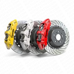 Car Wheels Brake Caliper Brembo Racing Sticker Decal Logo Decoration Sport Black