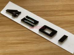 Gloss Black 3D ABS Letters Trunk 420i Emblem Rear Badge for BMW 2017-2022 420i