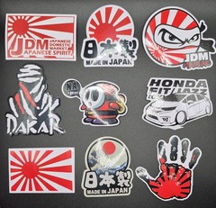 Racing Decals Vinyl 20 Pack Random Assortmet JDM Motocross Motorcycle Stickers