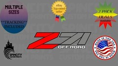 Z71 OFF ROAD Logo Truck Vinyl Decal Bumper Tailgate Sticker Multiple Sizes NEW