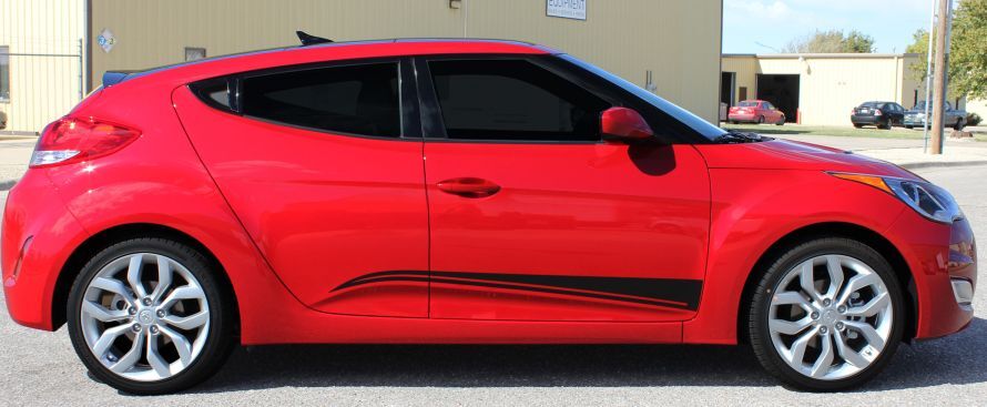 FOR: Hyundai Veloster 2011-2018 Lower Panel Vinyl Graphics Decal Stripe by AGP