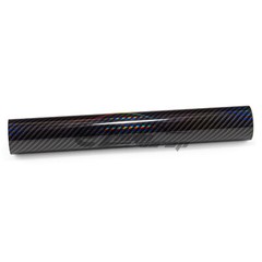Holographic Carbon Fiber Black Laser Chrome Vinyl Wrap Sheet Film Decal Sticker