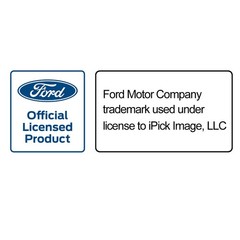 Ford Mustang Flame Pony 12″ 3M Perforated Unobstructed View Window Graphic Decal