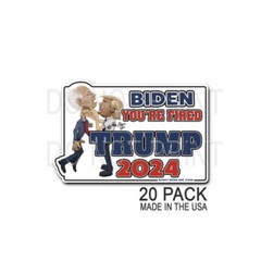 Biden You’re Fired – Trump 2024 MAGA Patriotic Right Wing Decal Stickers Packs