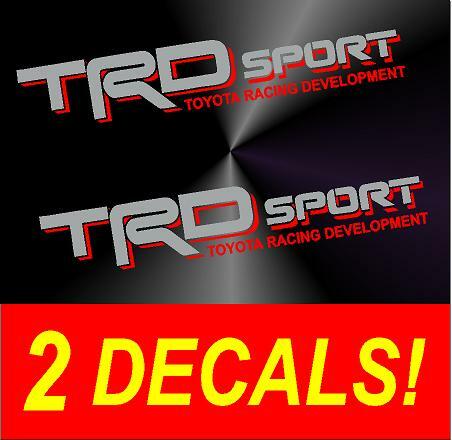 Toyota Tacoma TRD SPORT bed decal sticker Tundra truck racing development