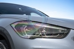 Headlight Hex Holographic Gloss Clear Taillight Tint Film Fog Sticker Honeycomb