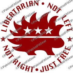 Libertarian,Not Left,Not Right,Just Free,Dont Tread On Anyone,Merica,Vinyl Decal