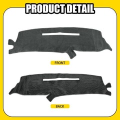 Gray Dash Board Cover Mat For 1997-1998 Chevy Silverado Truck Dashboard Pad 1-5X
