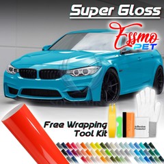 ESSMO PET Super Gloss Car Vehicle Vinyl Wrap Decal Glossy Decal Sticker Film DIY
