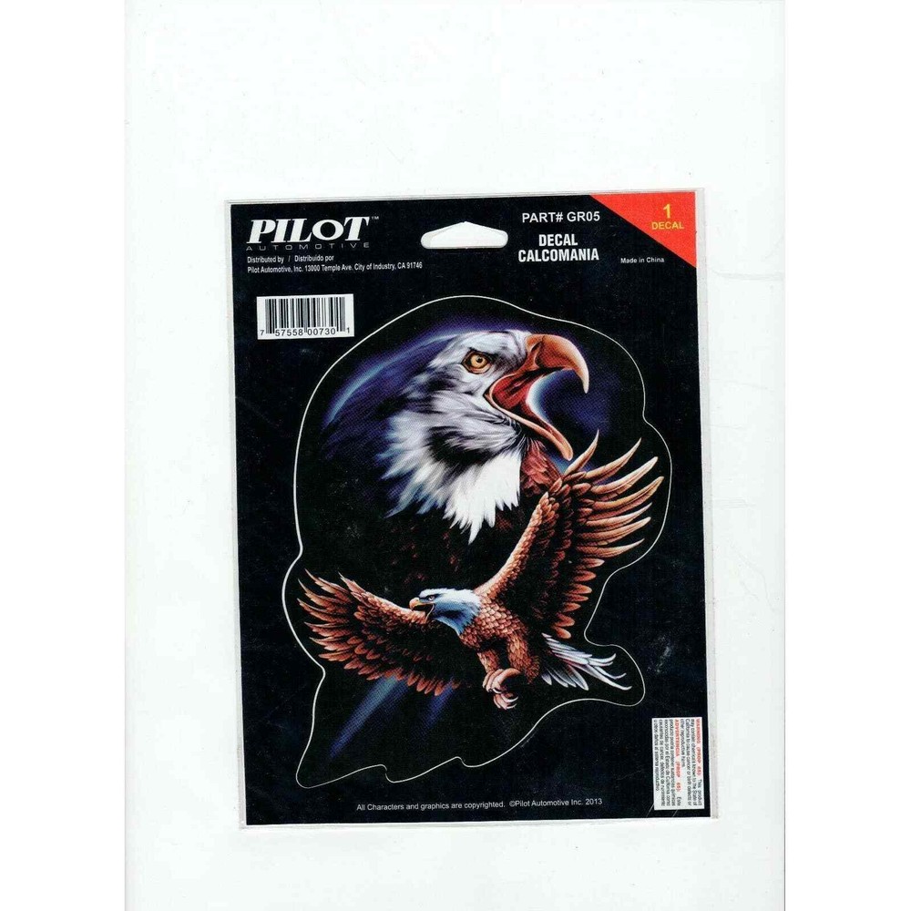 Pilot Automotive Eagle Decal, 6″ x 8″ GR05 USA Eagle