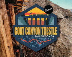 Goat Canyon Trestle Hike San Diego California Explorer Sticker – Matte Finish