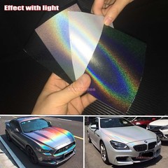 Sample Center Car Chameleon Satin Chrome Pearl Metal Vinyl Wrap PVC Sticker HDUS