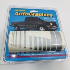 FIREBIRD Side Decal Vinyl Graphics – Striped Graduated Silver Vintage – Rare