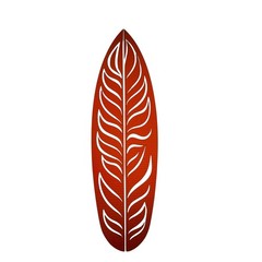 Surfboard Vinyl Decal for Vehicle Windows Laptops Any Smooth Surface design #9