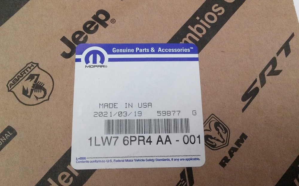 2010-2014 Dodge Challenger fender decal left right OEM 1LW76PR4AA new