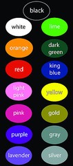 Custom Text Vinyl Decals (Set of 3) for car/truck laptop car window