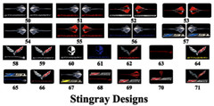 C7 Corvette Sun Visor Warning Label Covers