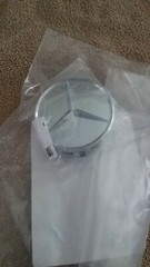 6-6-47-0207 Chrome Raised Logo OEM Mercedes Benz Wheel Center Caps **NEW **