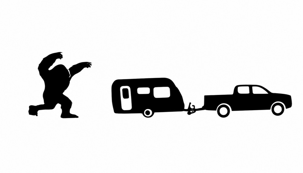 BIGFOOT Car Window Vinyl Decal Graphic Trailer Laptop Waterproof Sticker