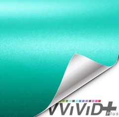 VVivid 2018 VVivid+ Matte Metallic Miami Teal Vinyl Car Wrap Film | V185