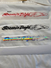Screamin’ Eagle Permanent Adhesive Vinyl Decal 11″ x 1″