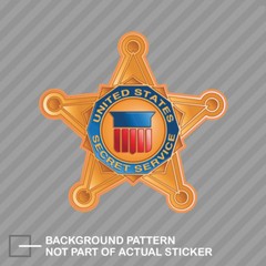 United States US Secret Service Sticker Decal Vinyl president