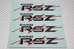 JAPAN MATERIAL WORK EWING RSZ NEGATIVE HIGH QUALITY REPLACEMENT STICKER #R051