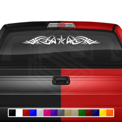 105-01 NAUTICAL STAR Decal Sticker Windshield Window Vinyl Graphic Banner Auto