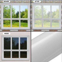 One-Way Vinyl Privacy Car/Home Window Film Adhesive Glass Wrap Roll Mesh Sticker