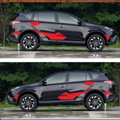 Car Stickers Vinyl Decals Racing Sports Trims Graphics Waterproof For Body Side