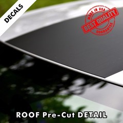 Toyota Corolla LE Pre-Cut Center Racing Stripes Decal Vinyl Set 2015 to 2017 |42