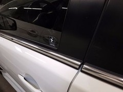2 pc – 1.75″ x 1.25″ GPS Anti-Theft Tracking Printed Clear / White Decal STICKER