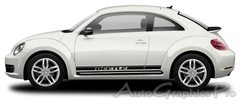 Lower Rocker Panel Vinyl Graphics Kit Decals Stripes 1998-2019 Volkswagen Beetle