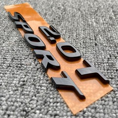 NEW For Honda 2018-2021 Accord 2.0T Sport Gloss Black Nameplate Emblem