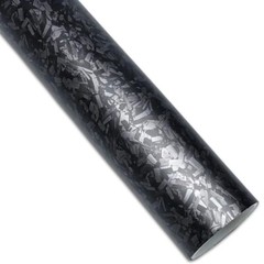 12″ x 60″ Premium Matte Flat Forged Carbon Fiber Vinyl Wrap Film Black 1ft x 5ft